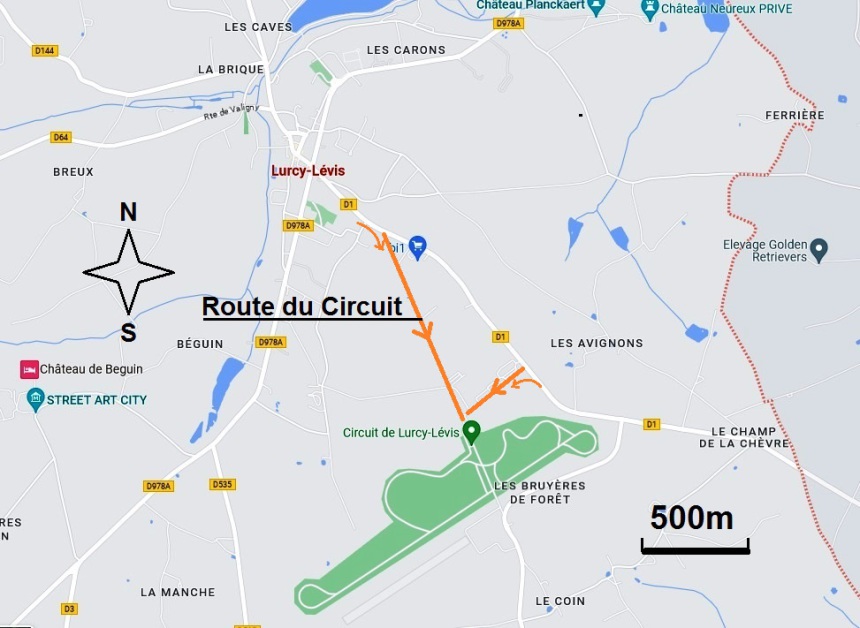 Plan acces circuit